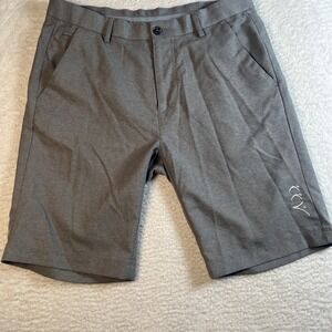 Ping Sensorcool Mens Grey Polyester Casual Golf Shorts Size 32
